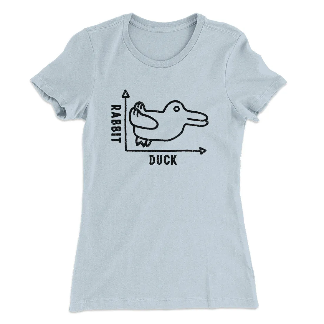 Rabbit Duck Graph Women's T-Shirt