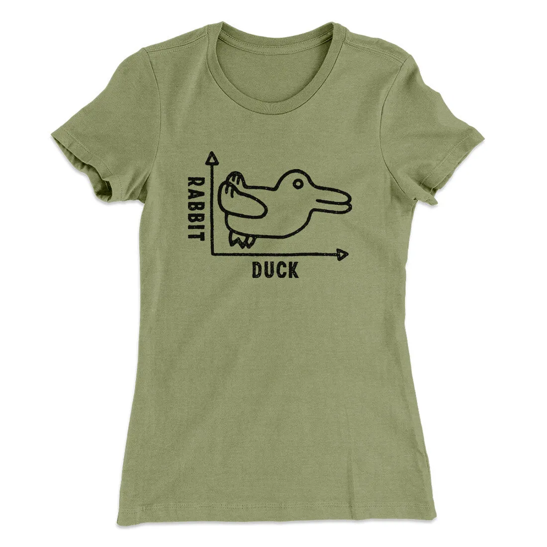 Rabbit Duck Graph Women's T-Shirt