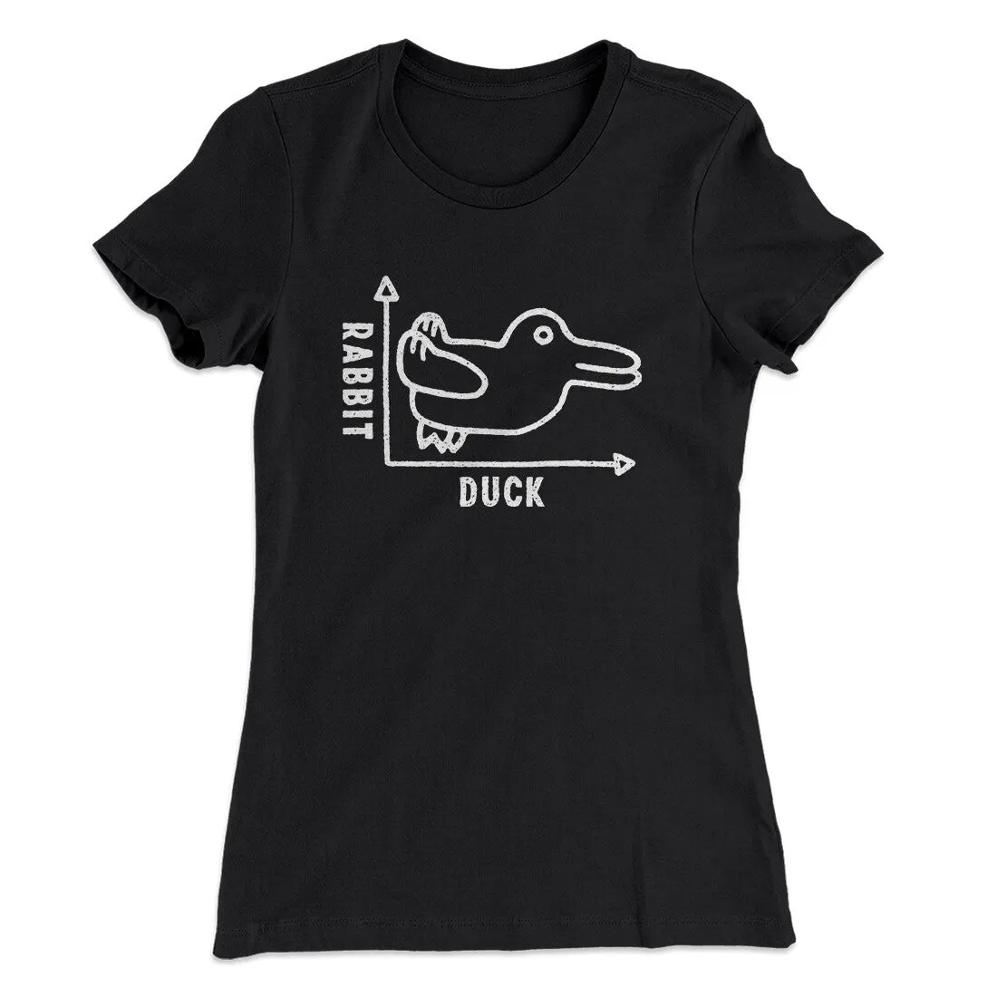 Rabbit Duck Graph Women's T-Shirt