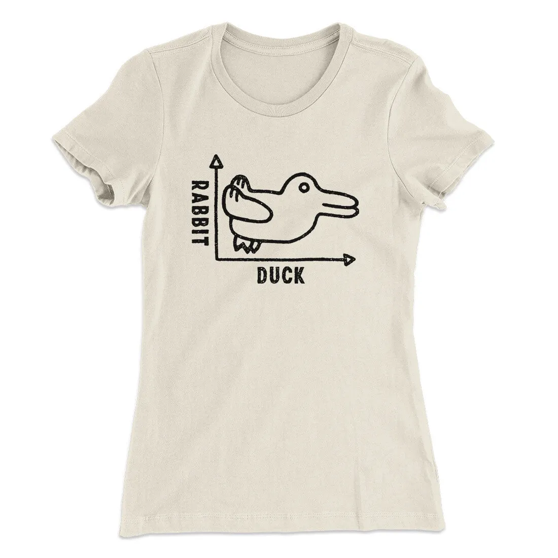 Rabbit Duck Graph Women's T-Shirt