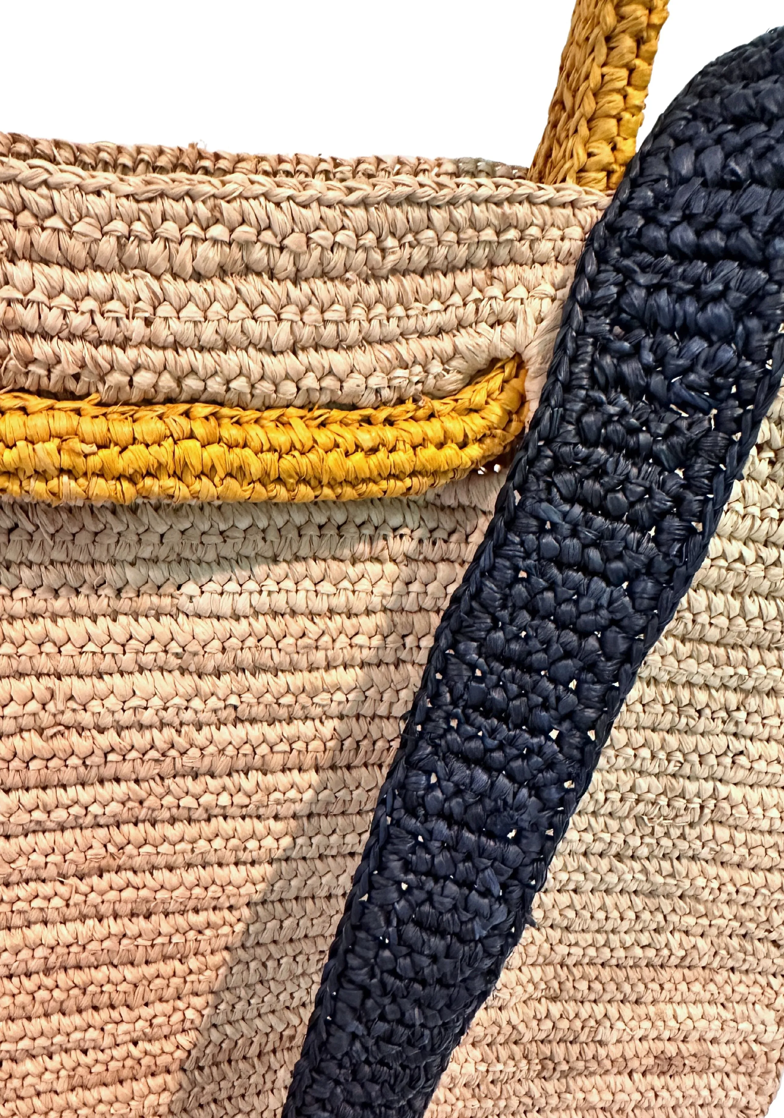 Raffia Shopper Bag