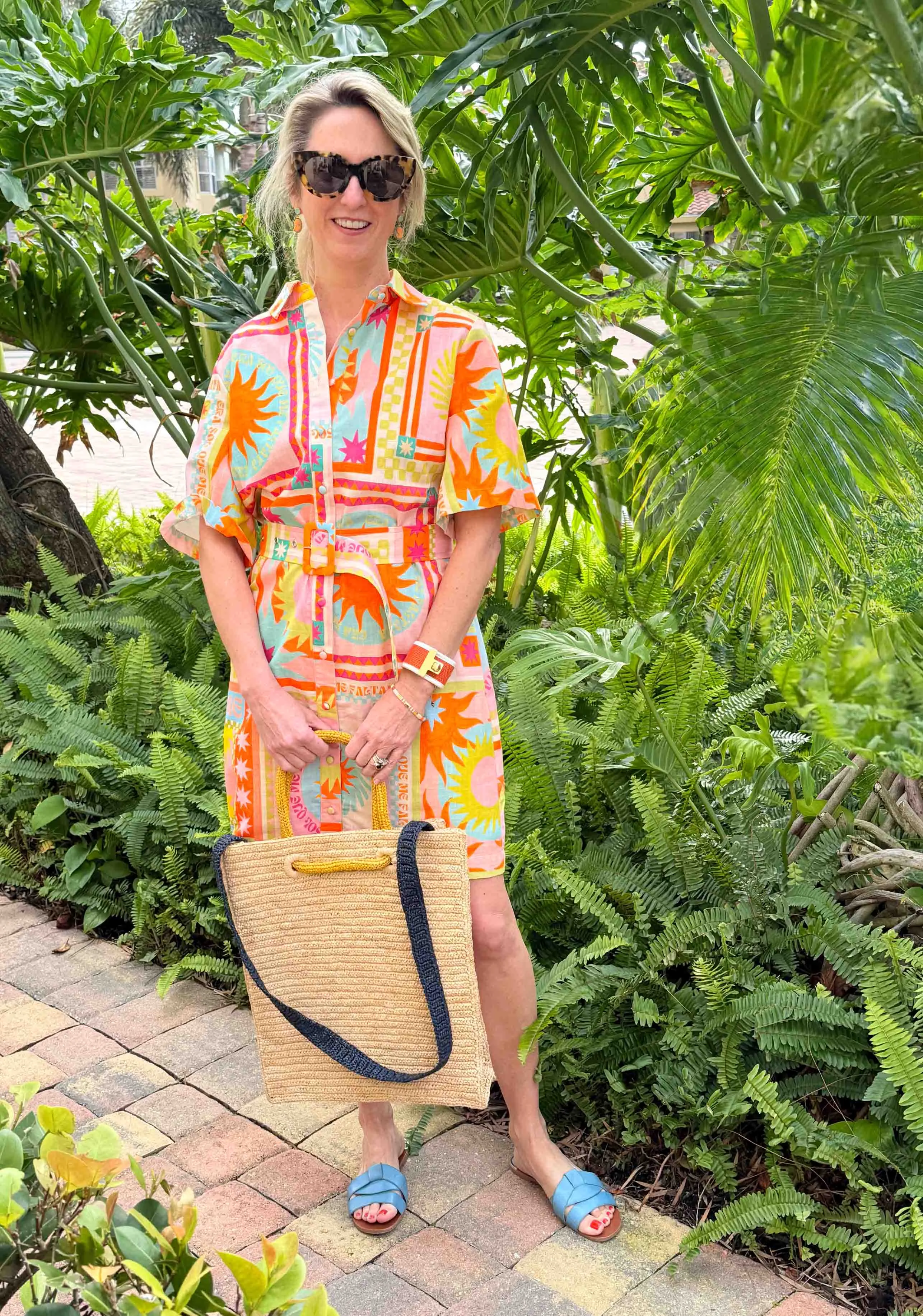 Raffia Shopper Bag
