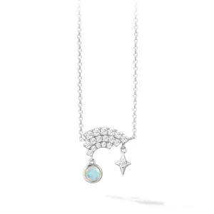 Rainbow Bridge Opal Necklace