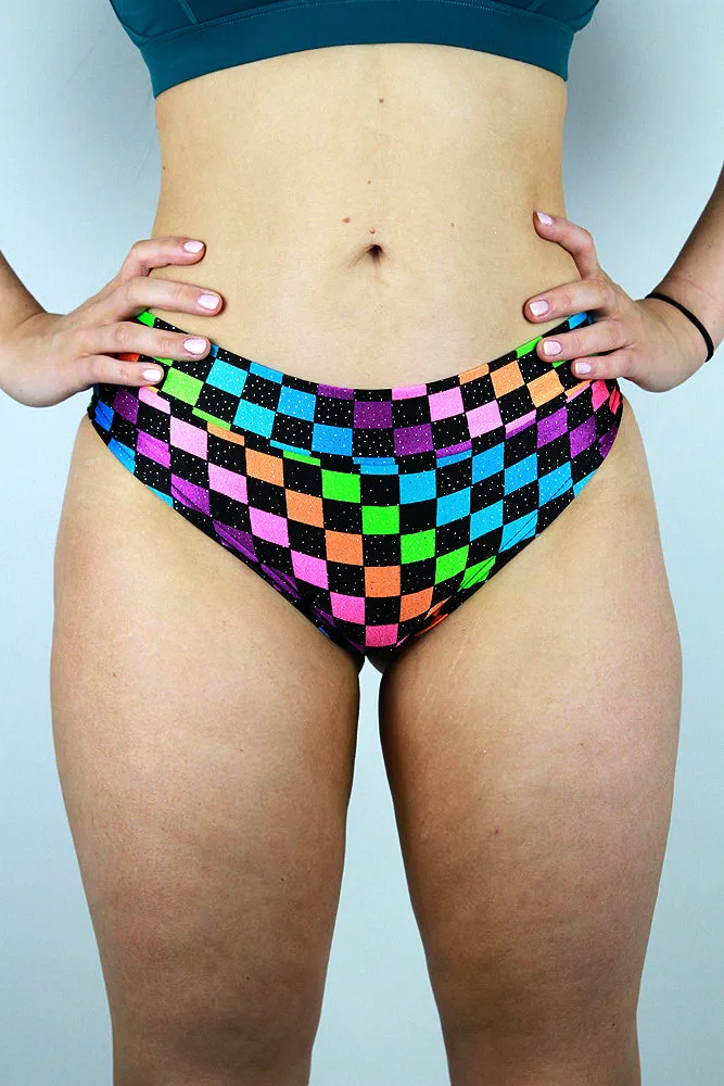 Rarr Brazil Scrunchie Bum Shorts - Tutti Frutti Pink