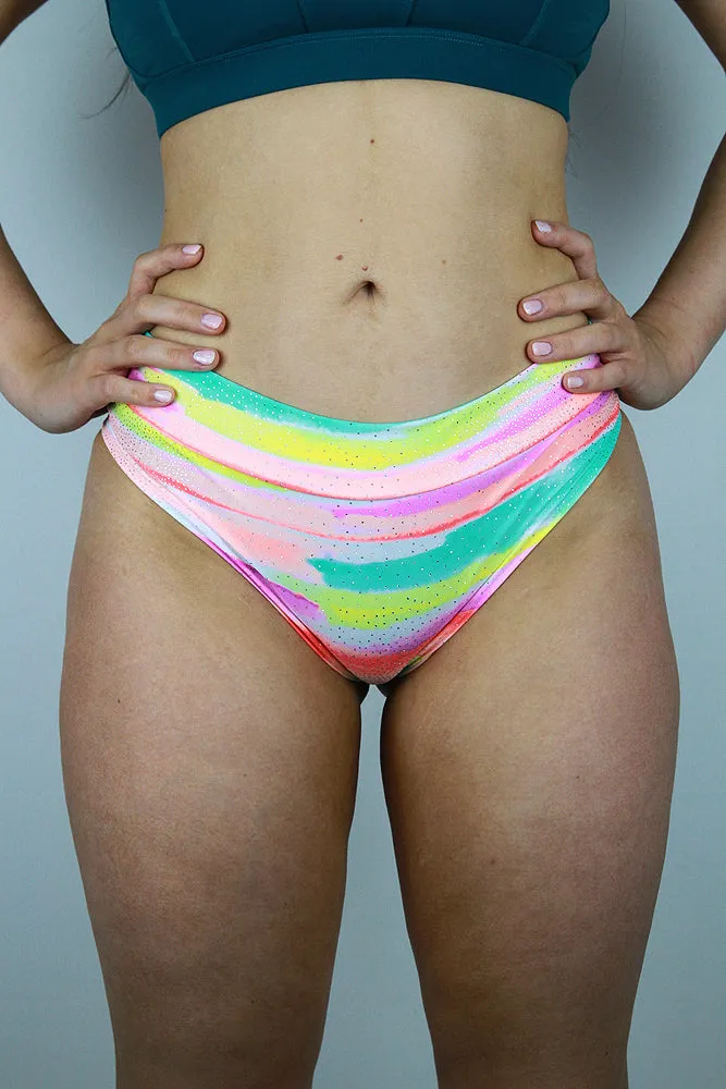 Rarr Brazil Scrunchie Bum Shorts - Tutti Frutti Pink