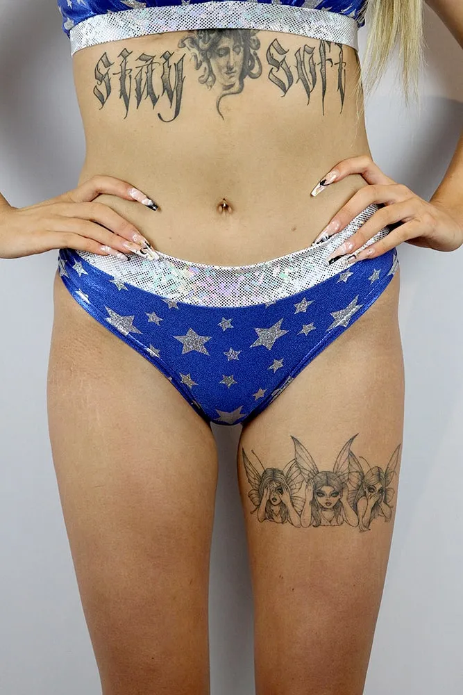 Rarr Brazil Scrunchie Bum Shorts - Wonder Woman