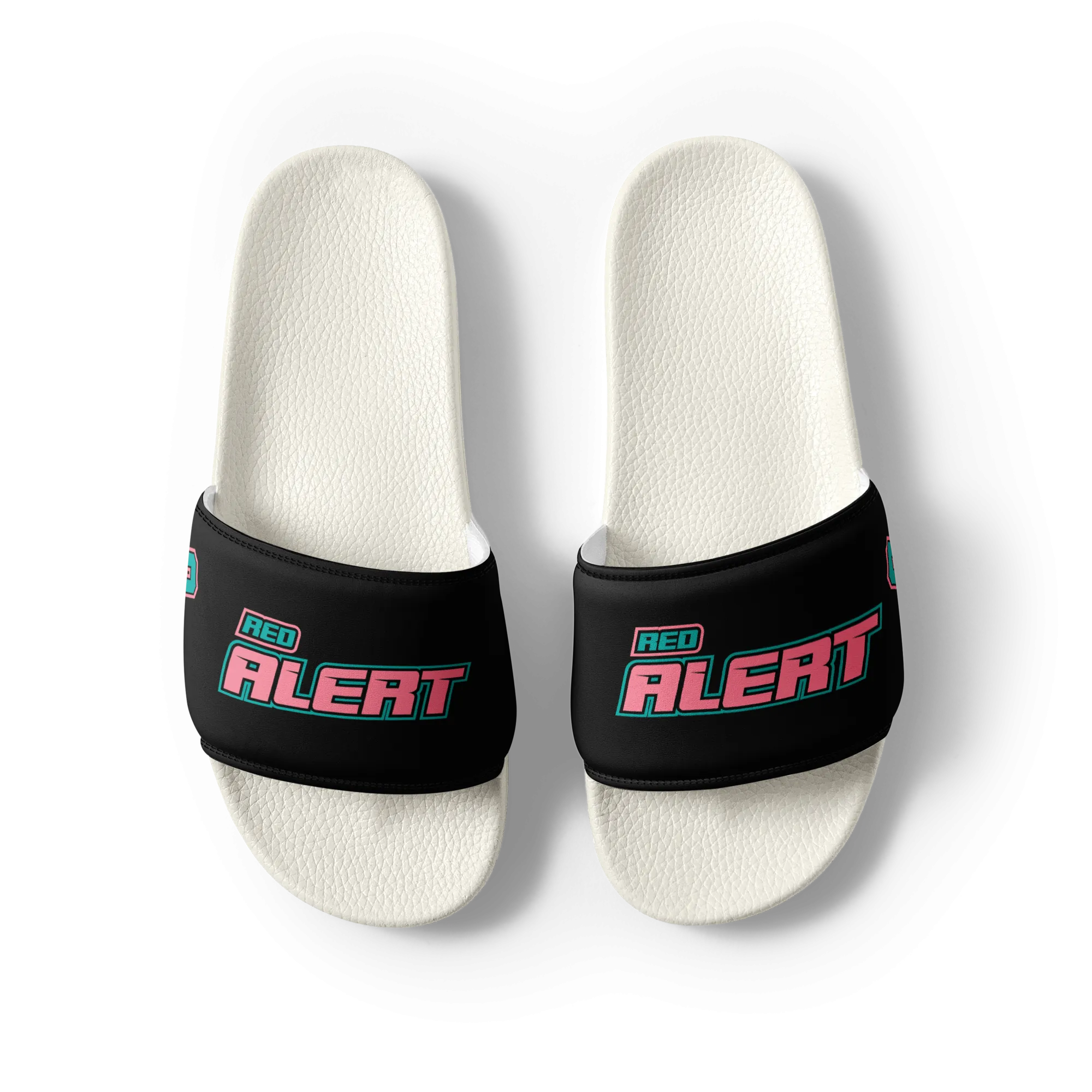 Red Alert Pink Block Logo Women's slides