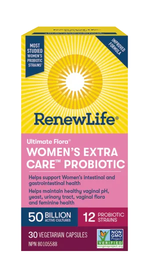 Renew Life Women's Extra Care Probiotic 50 Billion - Shelf Stable (VCaps)