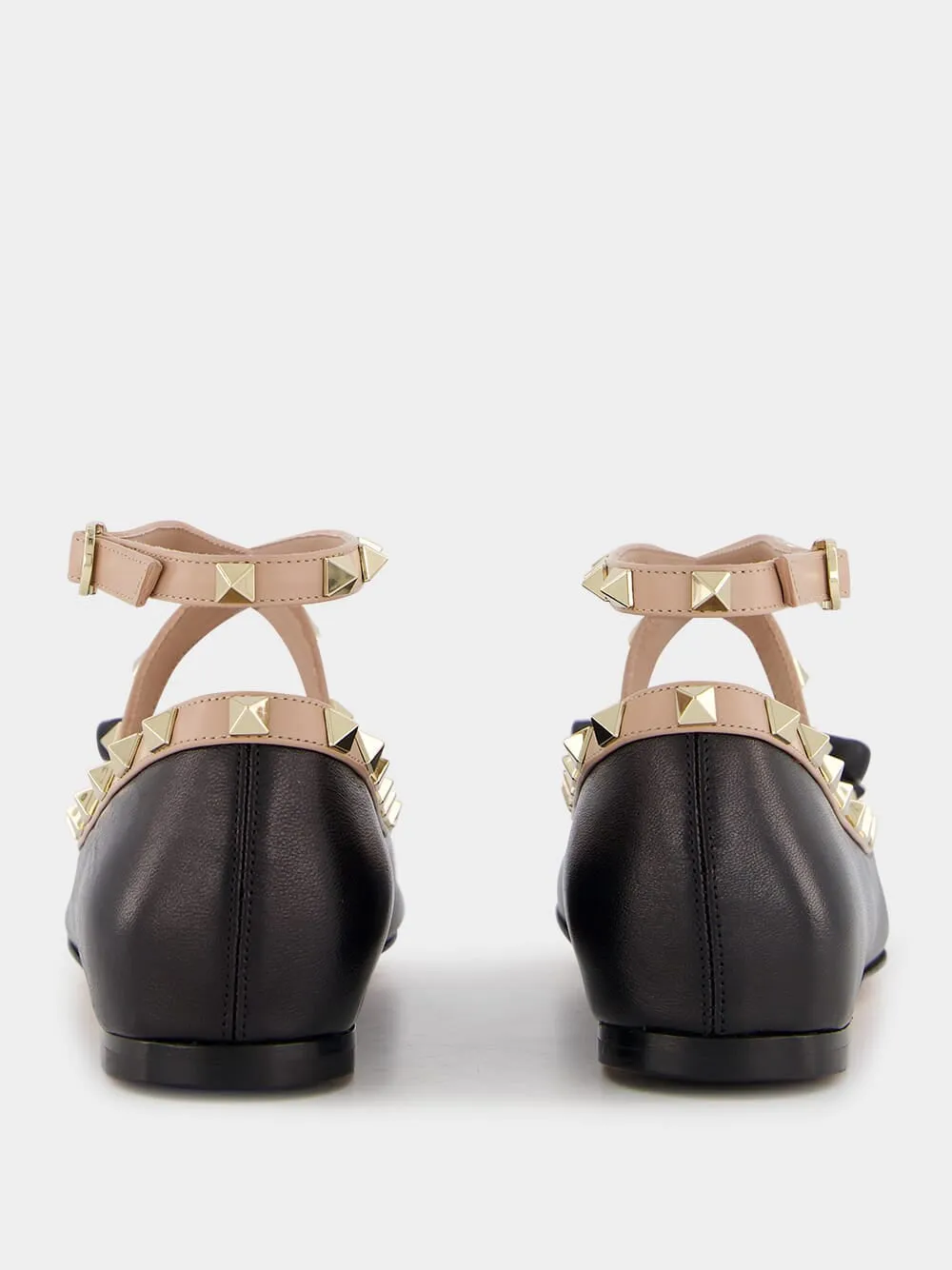 Rockstud Nappa Ballerinas