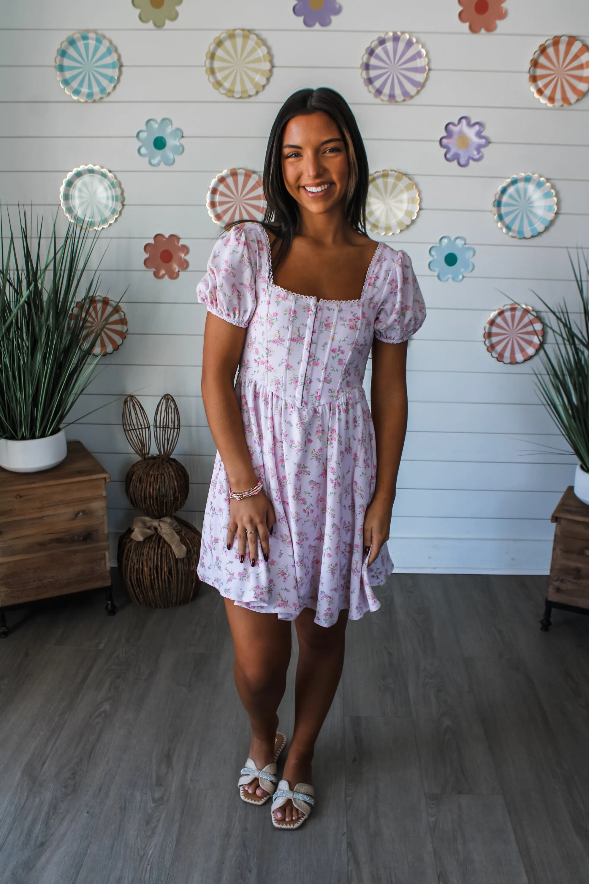 Rooftop Romance Floral Mini • Pink
