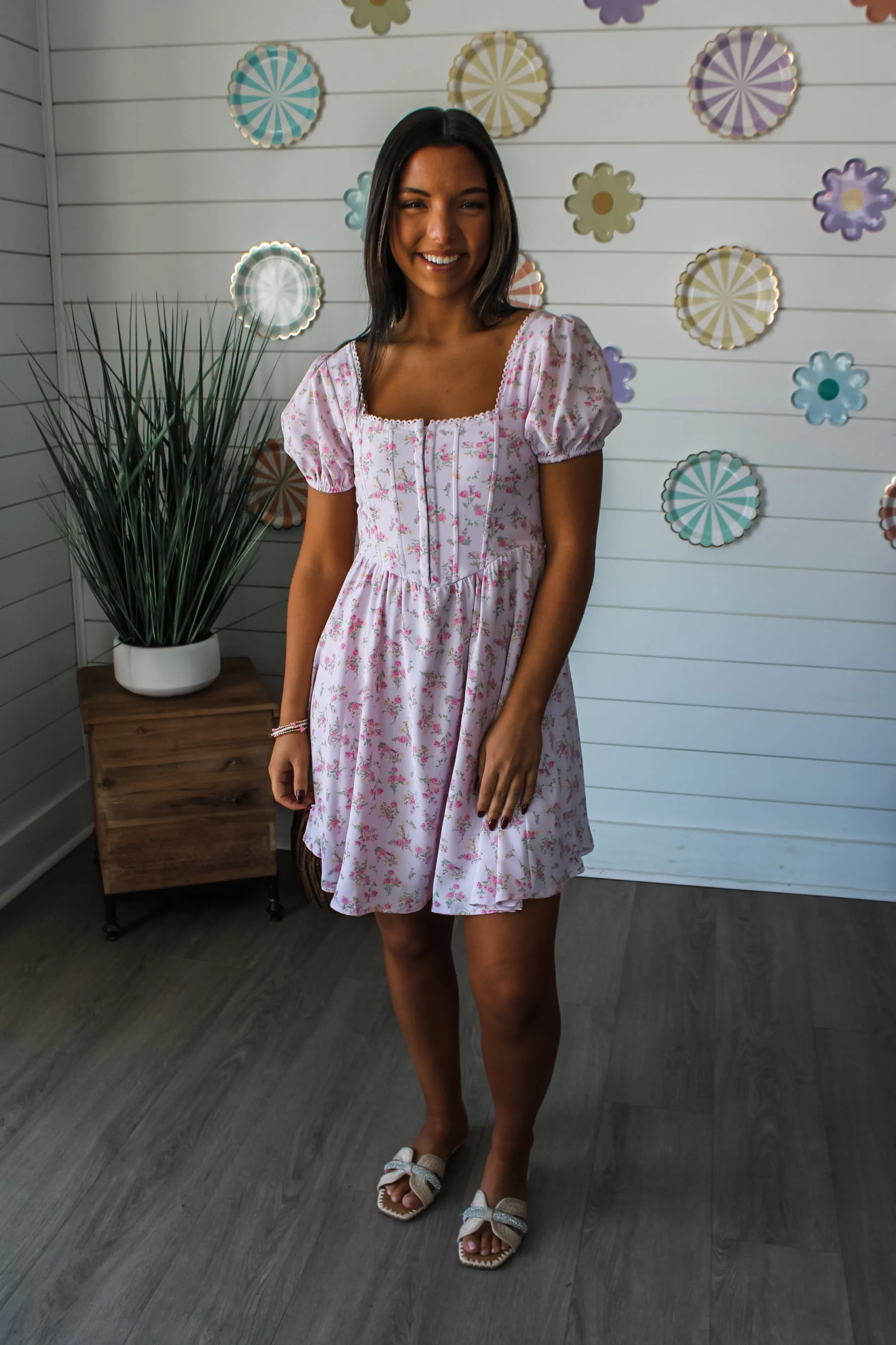 Rooftop Romance Floral Mini • Pink