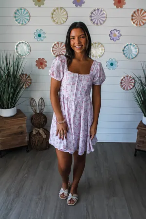 Rooftop Romance Floral Mini • Pink