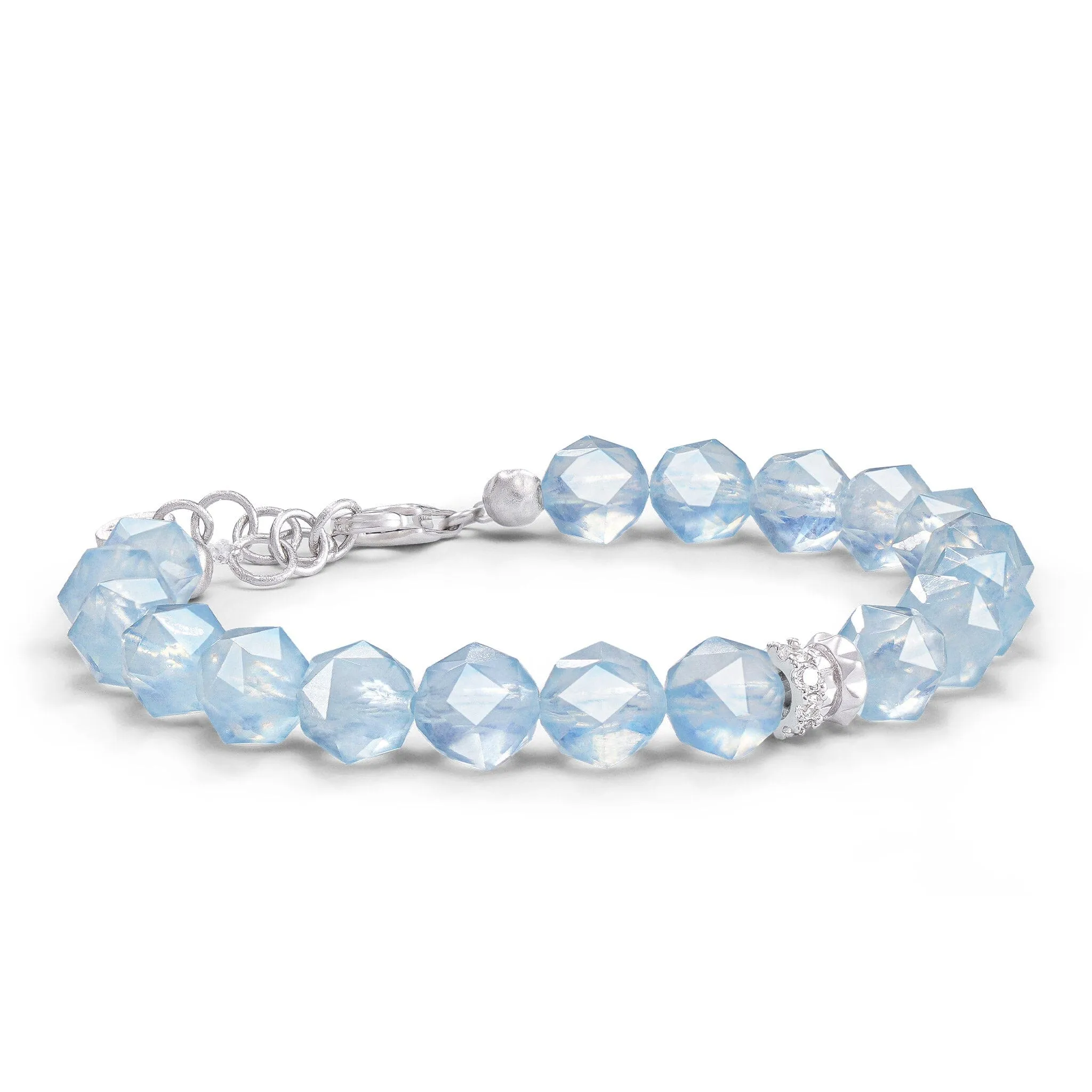 Rosa Roxburghii Aquamarine Bracelet