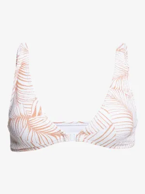 Roxy Womens Palm Tree Dreams Elongated Triangle Bikini Top