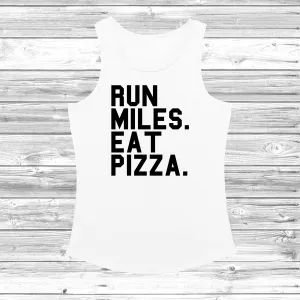 Run Miles Eat Pizza Women's Cool Vest