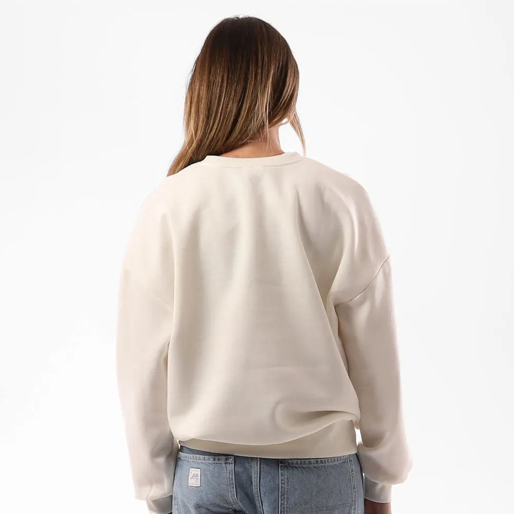 Russell Athletic Womens Two Tone Serif Crew