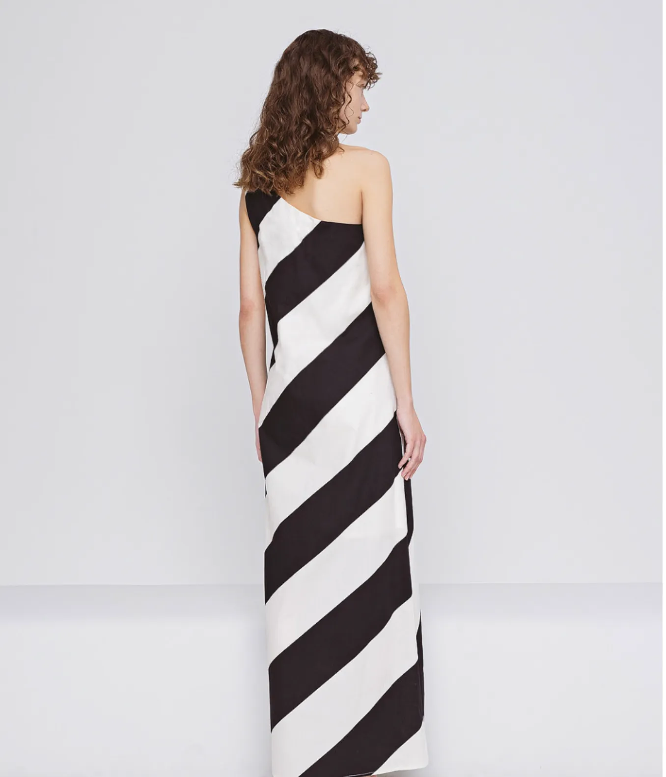 SALE Maxi Striped Cotton Dress