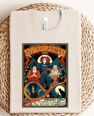Sanderson Sisters Cream Graphic Tee