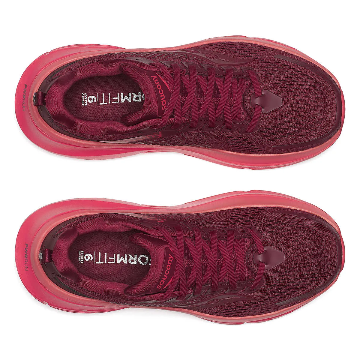 Saucony Guide 17 (Womens) - Currant/Cayenne