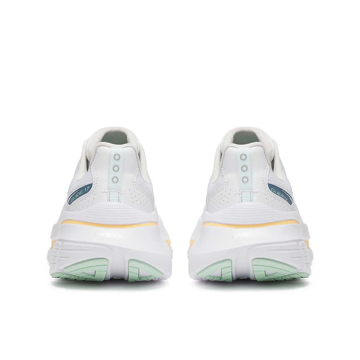 Saucony Guide 17 (Womens) - White/Peel