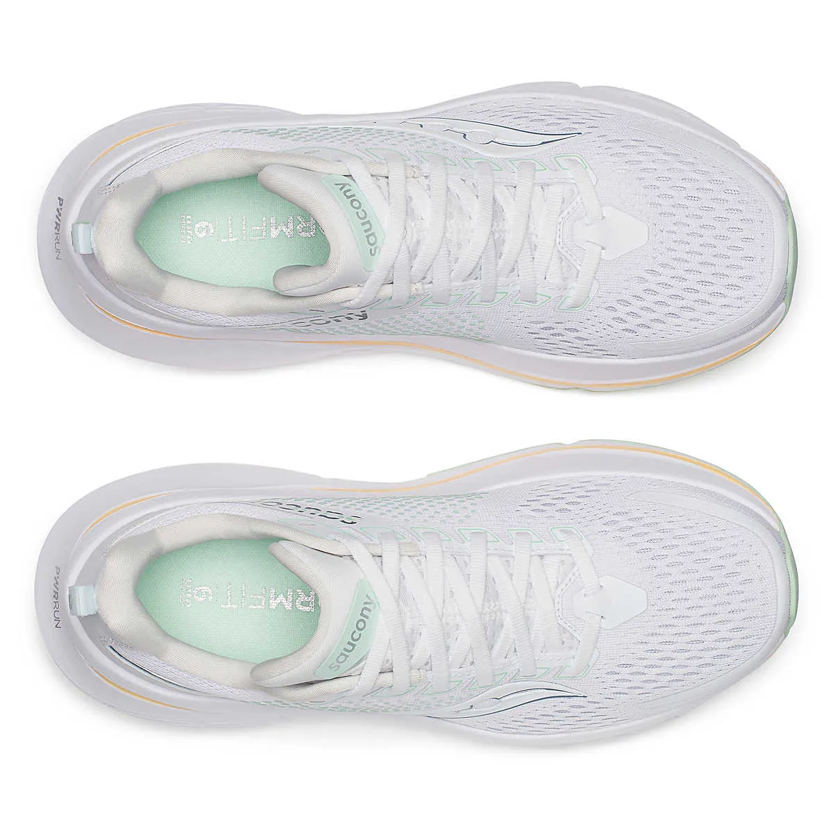 Saucony Guide 17 (Womens) - White/Peel