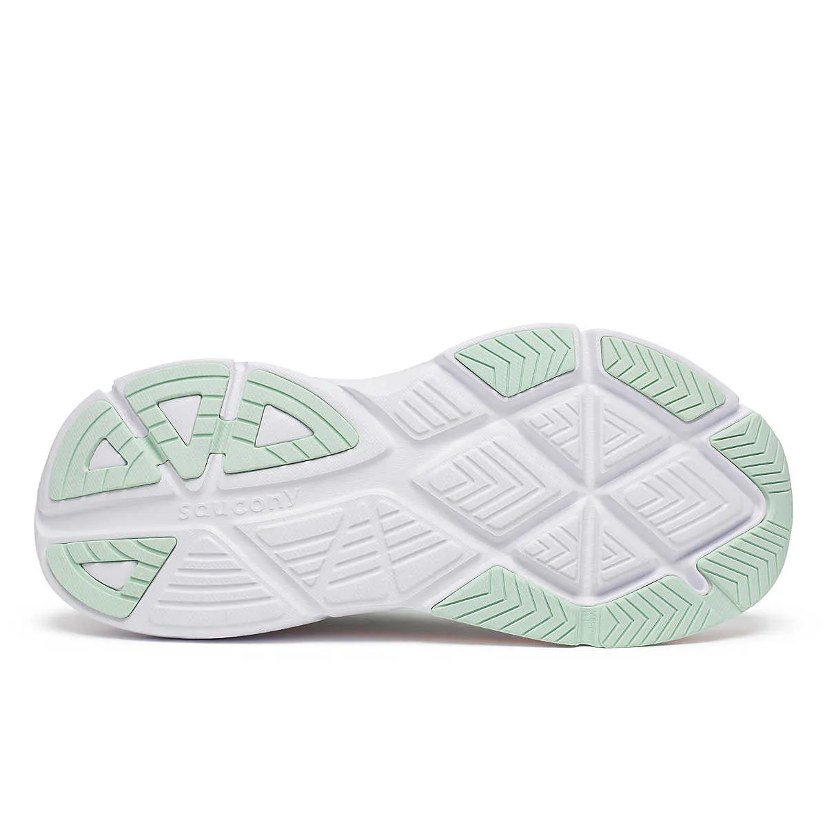 Saucony Guide 17 (Womens) - White/Peel