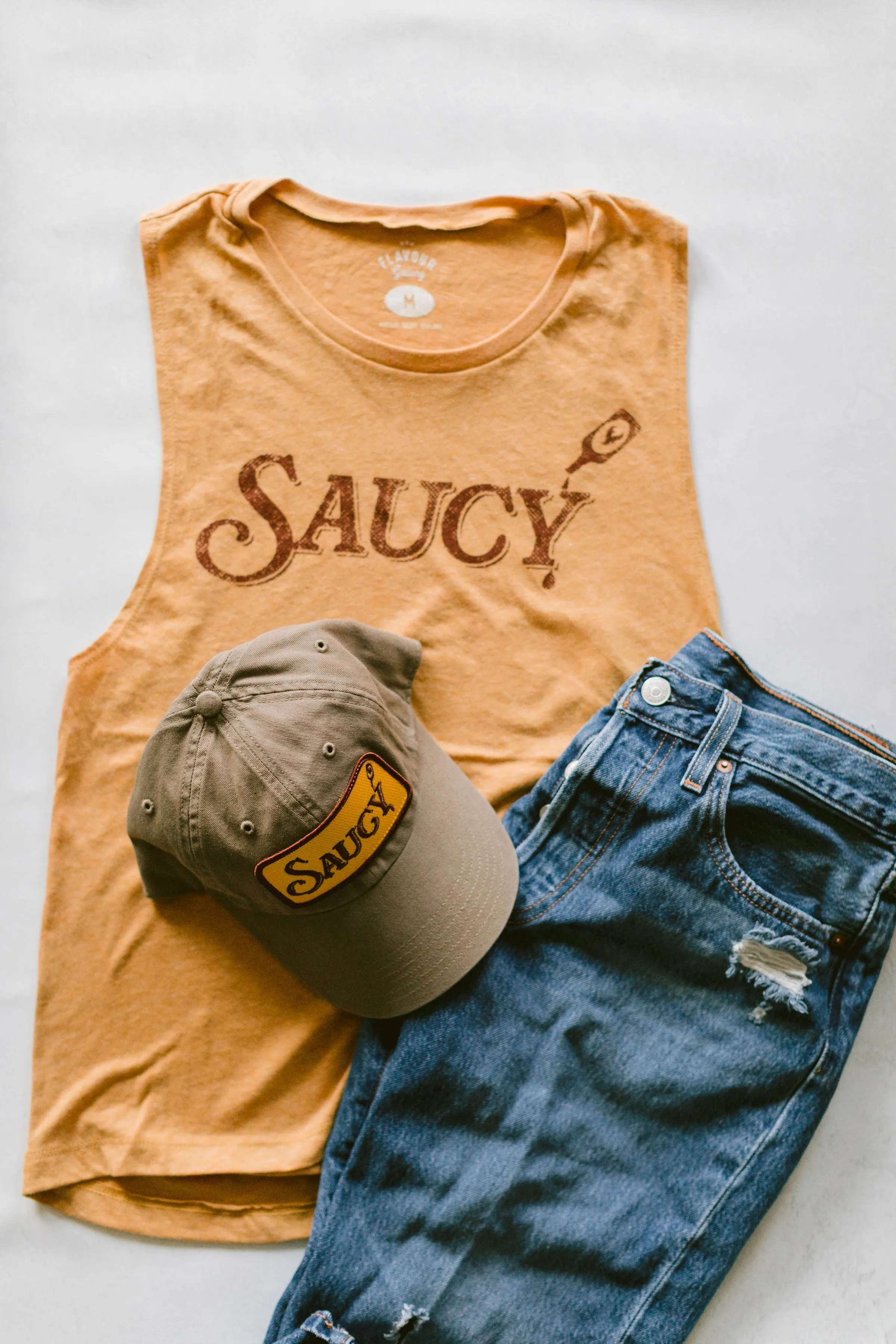 Saucy - Women's Muscle Tank - Maize