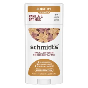 Schmidt's Oat Milk & Vanilla 48h Natural Deodorant 75g