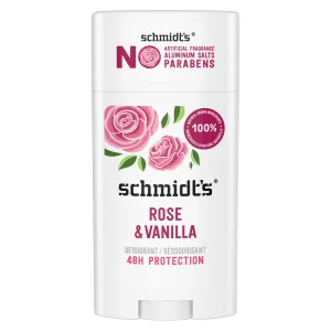 Schmidt's Rose and Vanilla Natural Deodorant 75g
