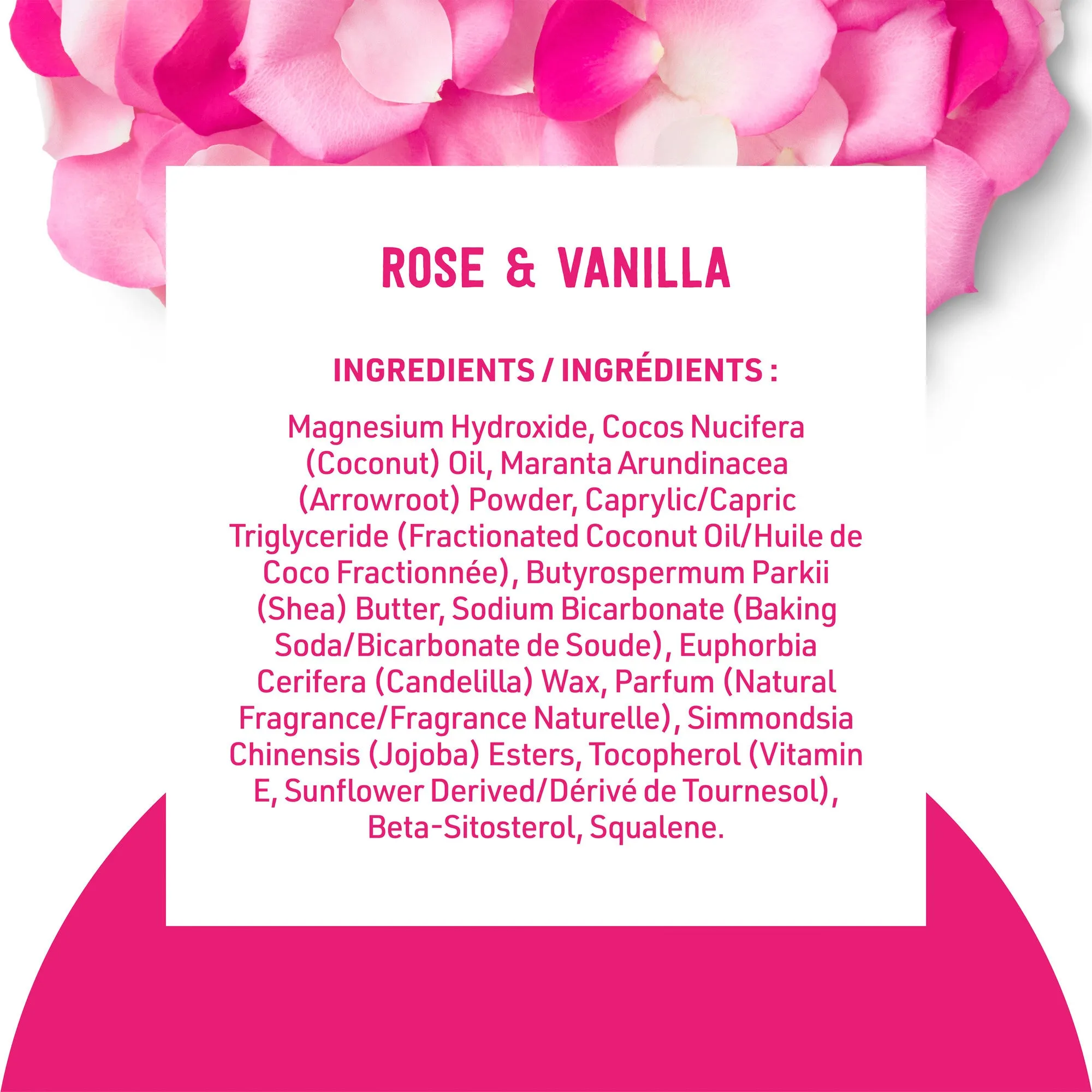 Schmidt's Rose and Vanilla Natural Deodorant 75g