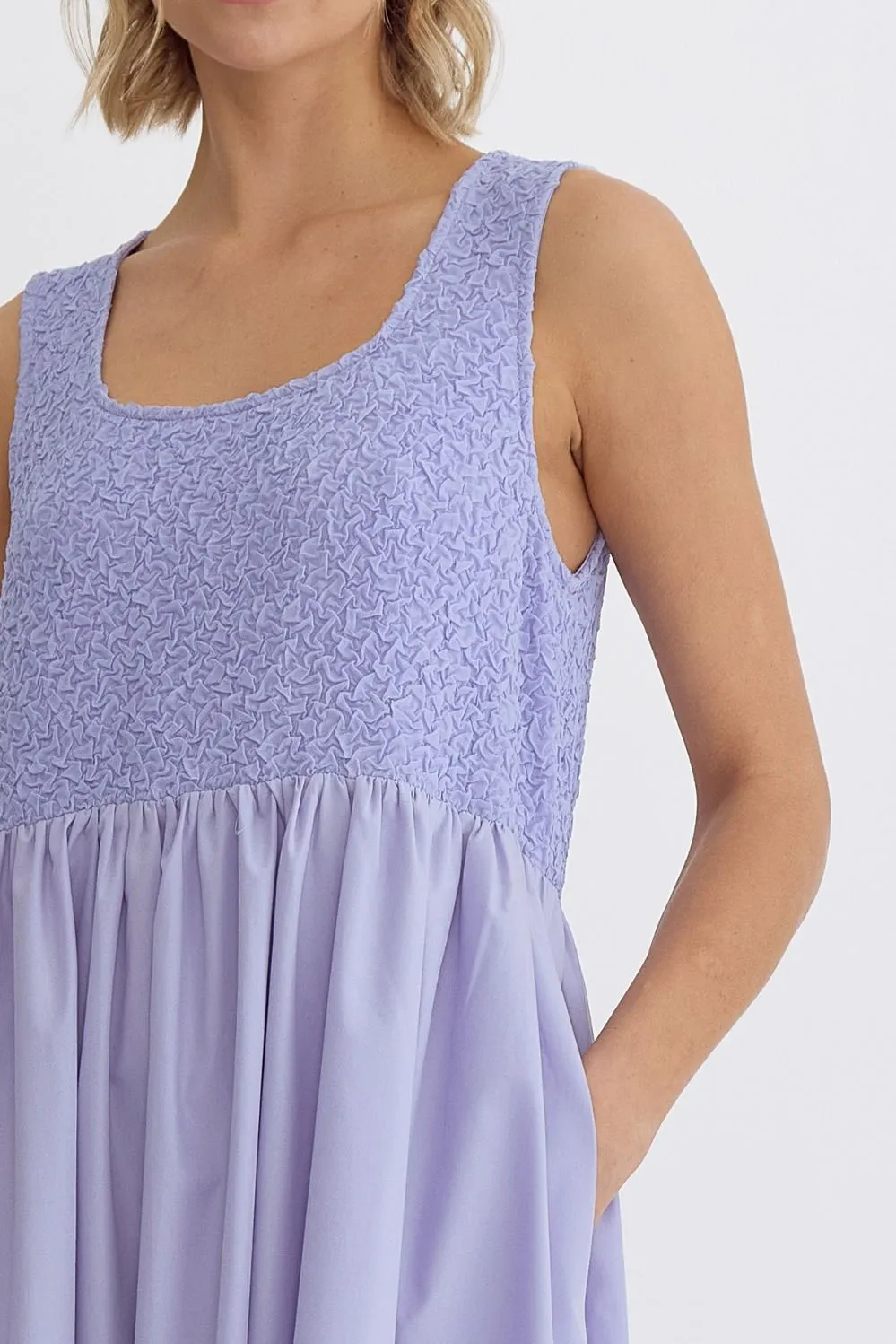Scoop Neck Maxi Dress {Periwinkle}