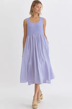 Scoop Neck Maxi Dress {Periwinkle}