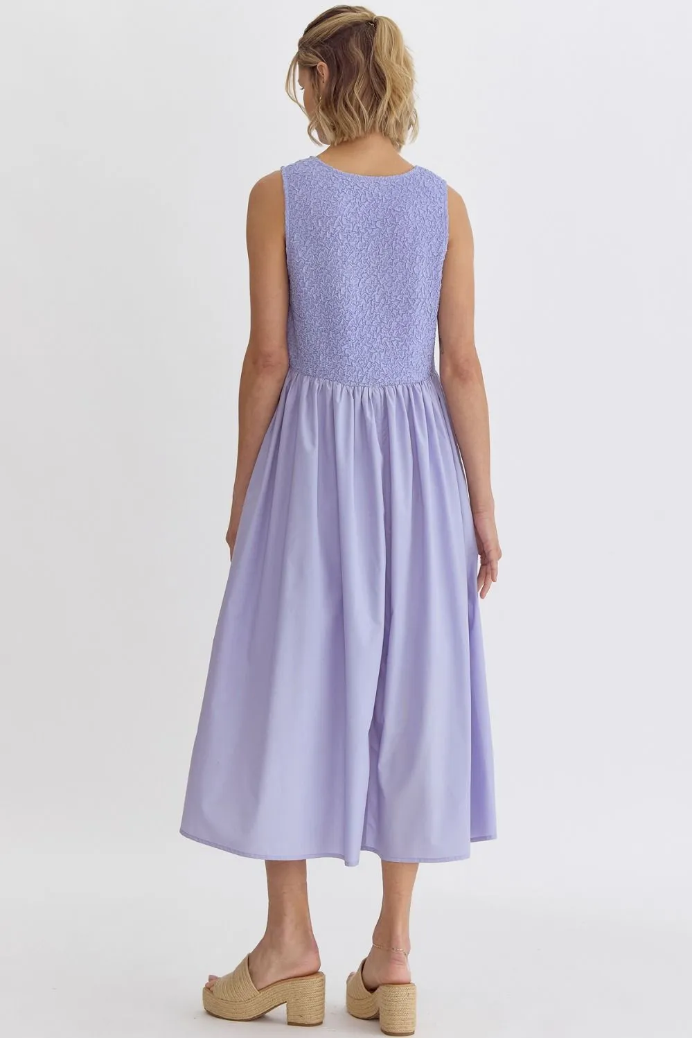 Scoop Neck Maxi Dress {Periwinkle}