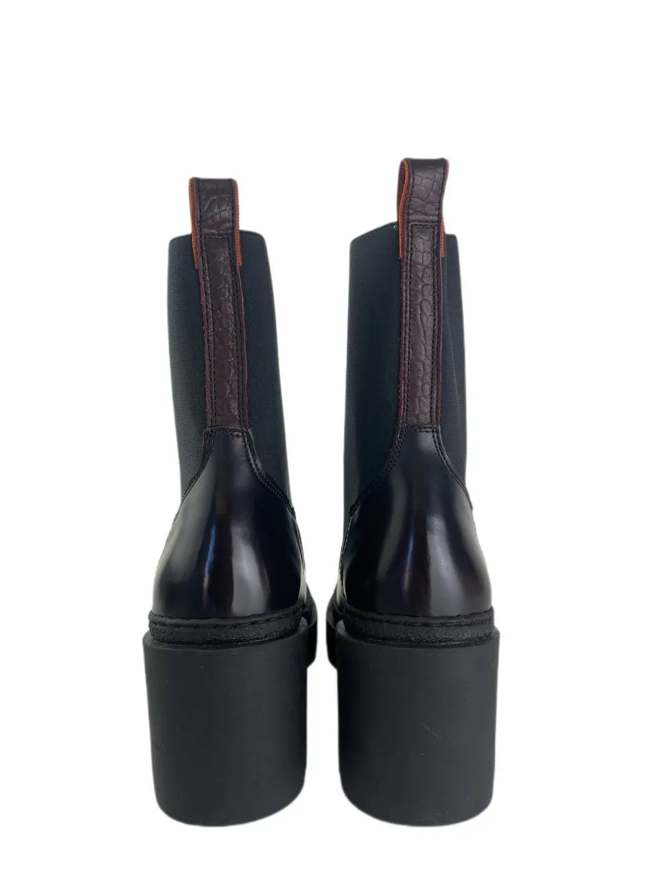 SCOTCH & SODA Women's Bordo Lace Up Calista Boots #1018 5.5 NWOTB