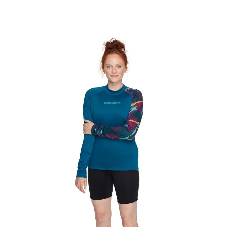 Sea-Doo Women's Exotic Long Sleeve Rashguard