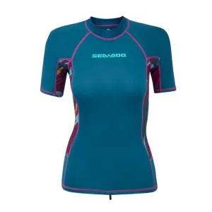 Sea-Doo Women's Exotic Short Sleeve Rashguard