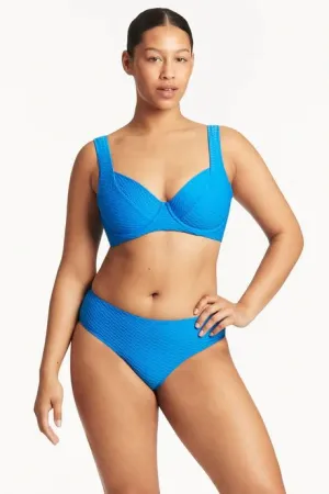 SEA LEVEL- WOMEN'S HONEYCOMB MID SWIM BOTTOM