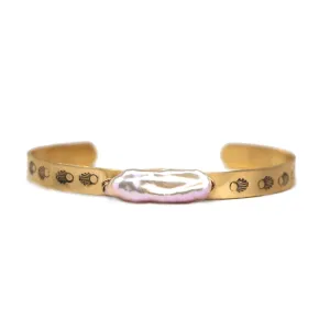 Selene Cuff - Freshwater Pearl