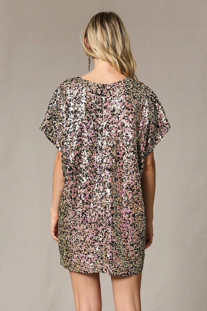 Sequin Shine Tunic Dress
