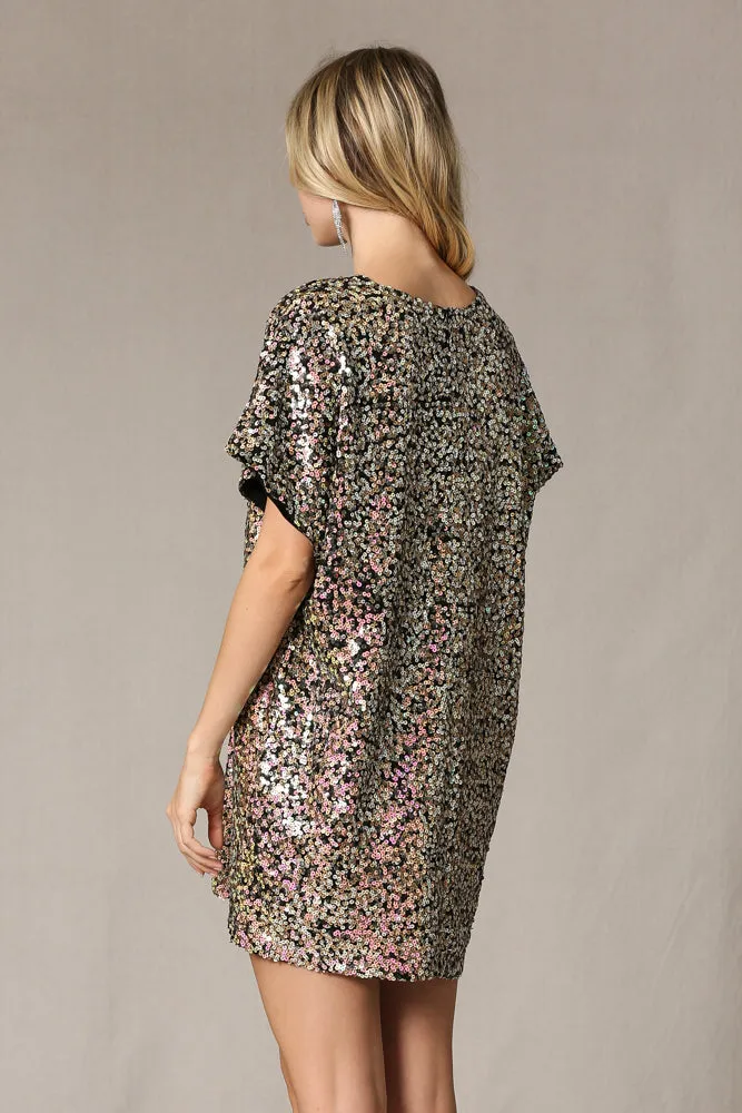 Sequin Shine Tunic Dress