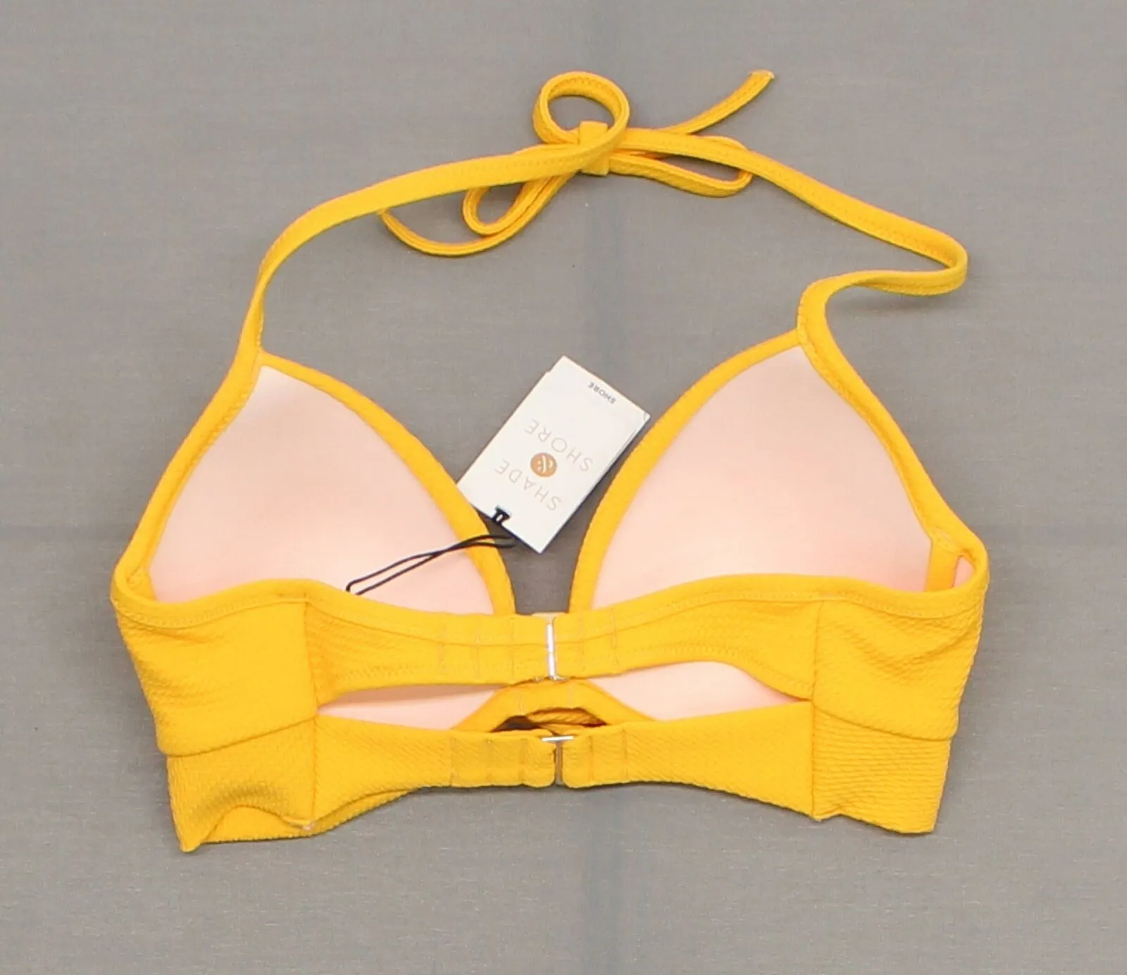 Shade & Shore Women's Light Lift Textured Twist Front Bikini Top