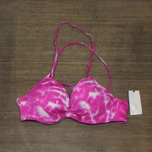 Shade & Shore Women's Light Lift Twist-Front Bikini Top AFR56 Pink 36B