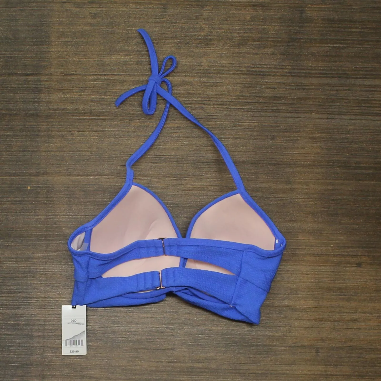 Shade & Shore Women's Light Lift Twist-Front Textured Bikini Top 76579162