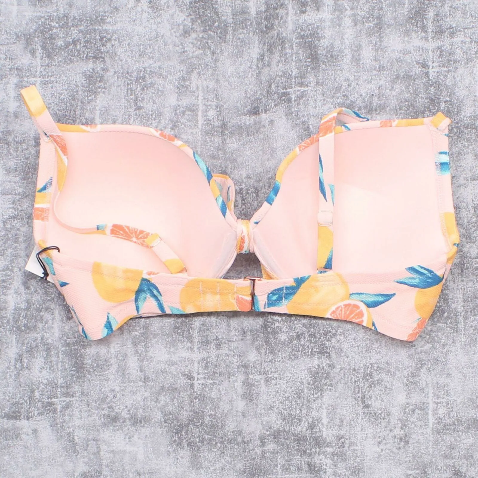 Shade & Shore Women's Lightly Lined Front Tie Textured Bikini Top