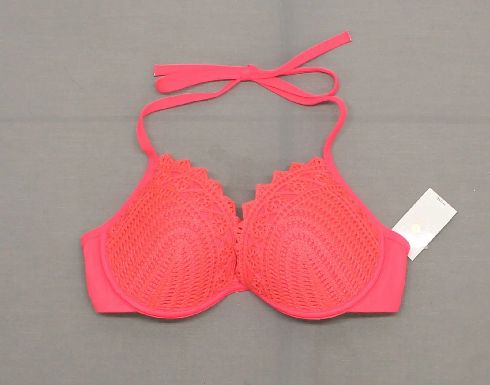 Shade & Shore Women's Shore Light Lift Crochet Bikini Top