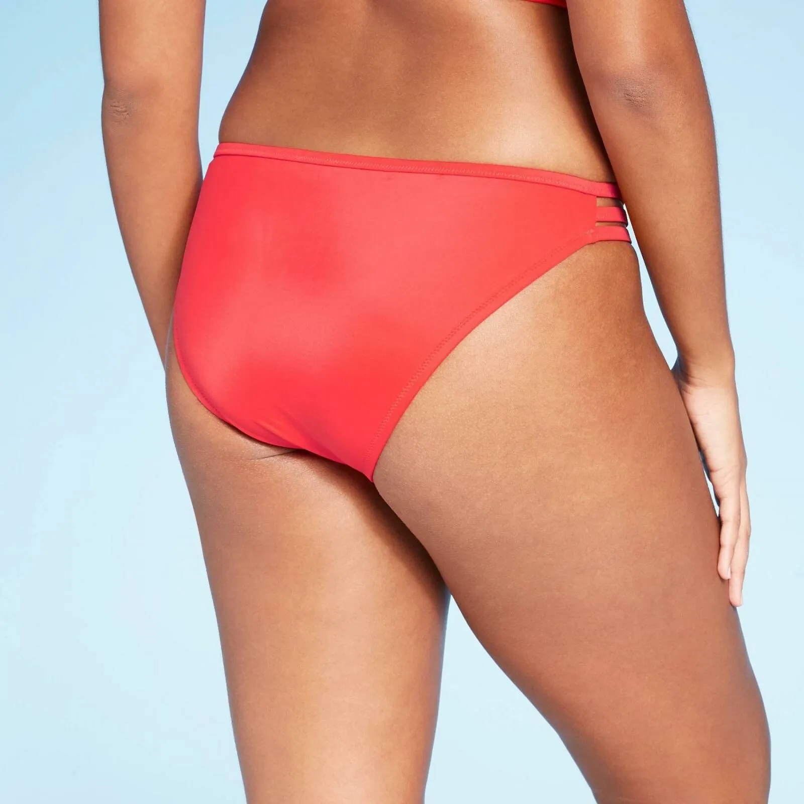 Shade & Shore Women's Strappy Side Cheeky Bikini Bottom