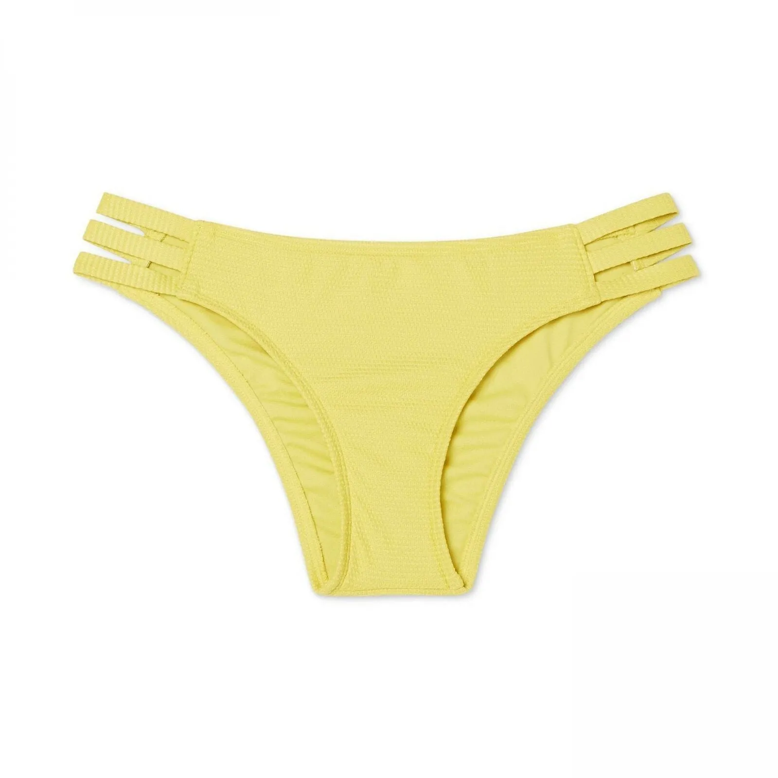 Shade & Shore Women's Textured Cheeky Bottom Bikini Bottom