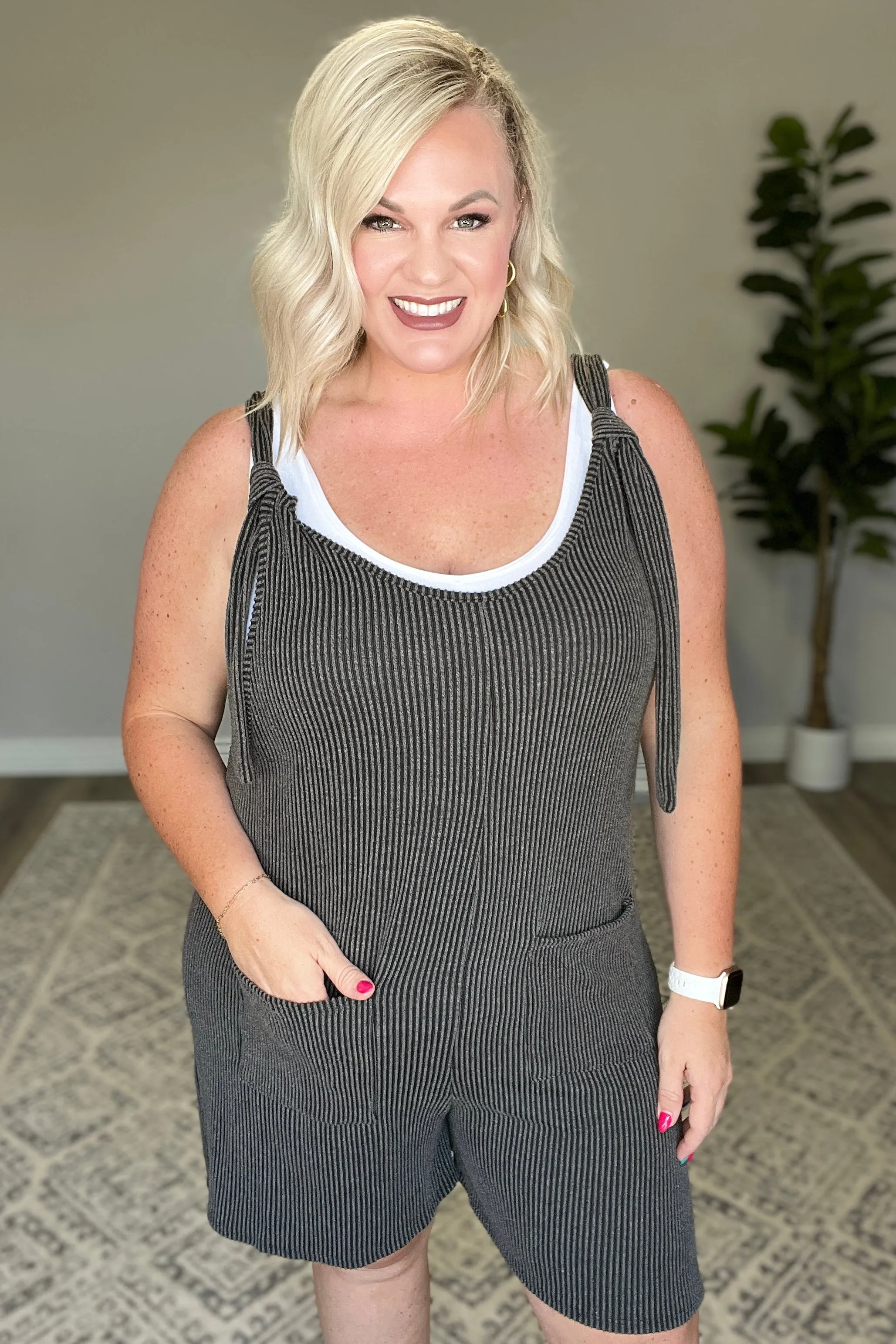 Shut It Down Romper