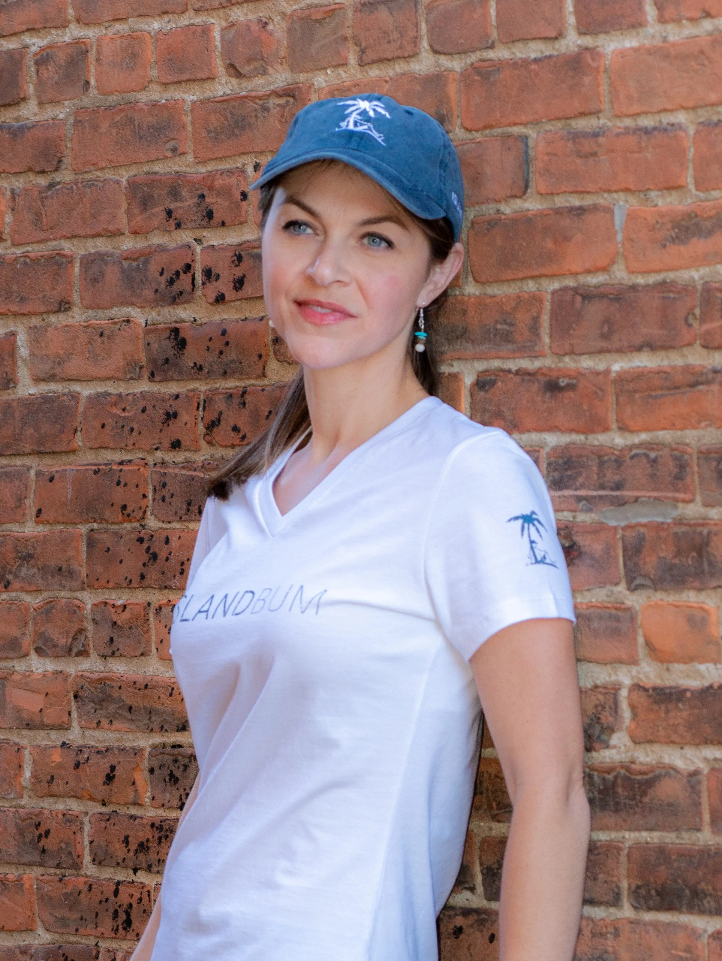 Signature V-Neck Tee - White