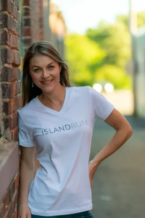 Signature V-Neck Tee - White